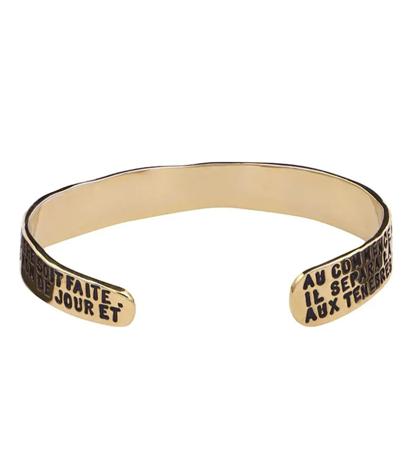 Jonc "Genese" En Vermeil