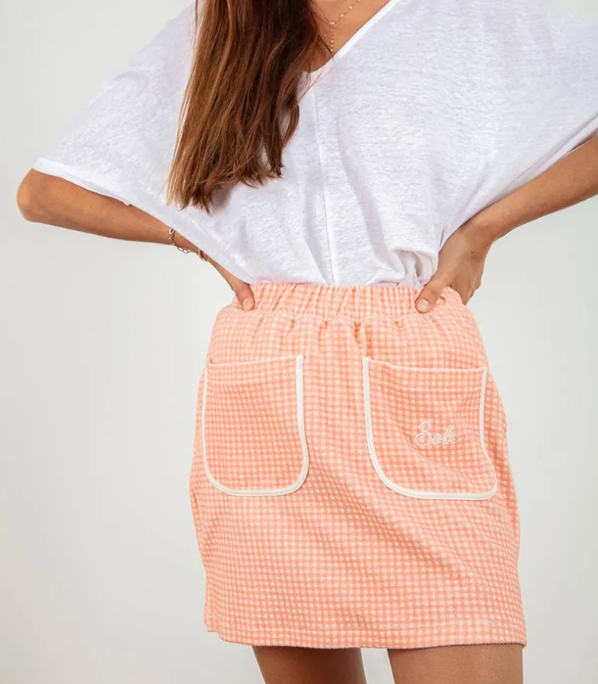 Jupe Seville Vichy Rose