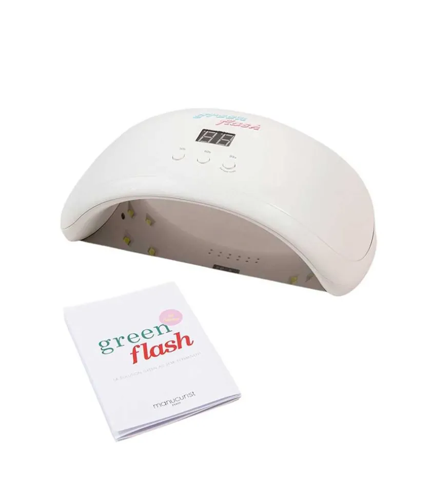 Lampe Led Pro Pour Vernis Semi-Permanent Green Flash 36W