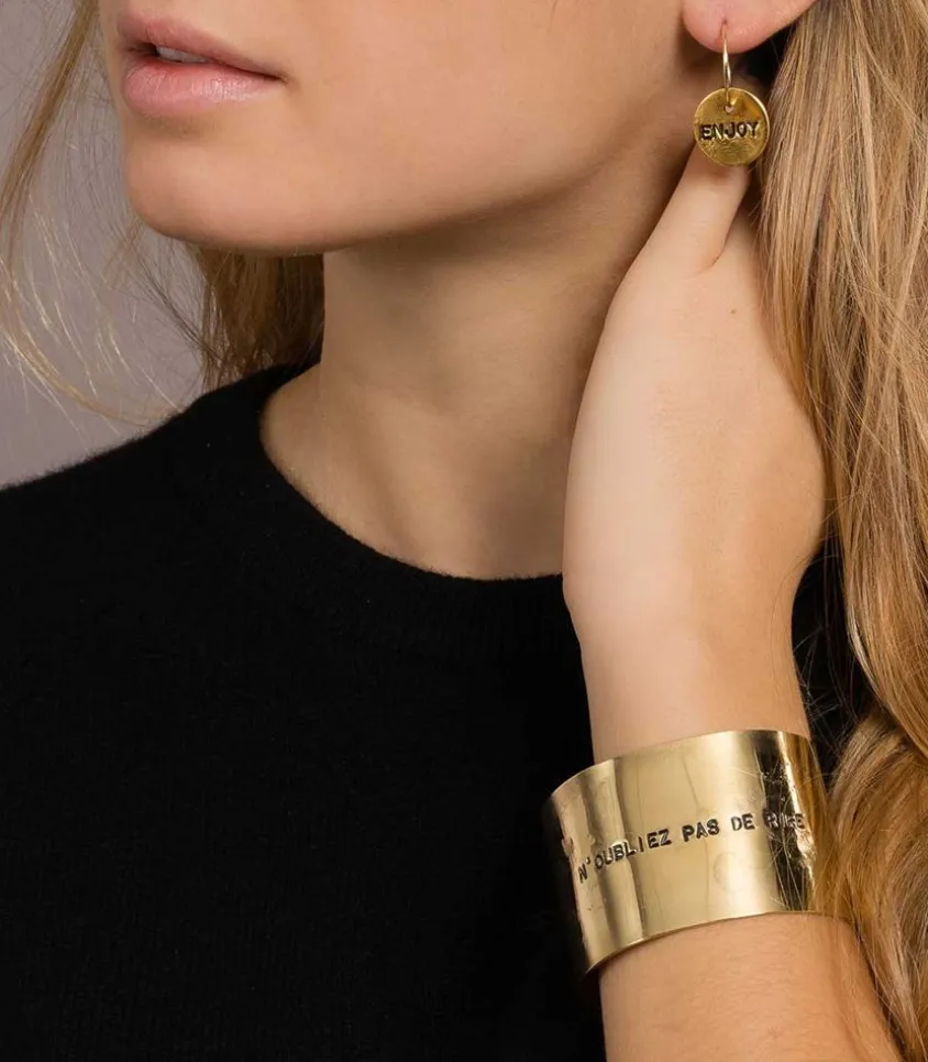 Manchette Gravee N'Oubliez Pas De Rire