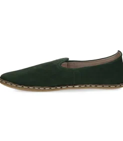 Mocassins Saanas Classique Homme Nubuck Vert