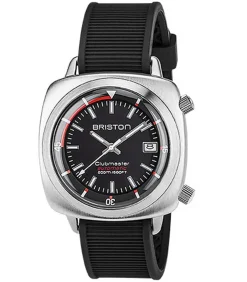 Montre Clubmaster Diver Auto Acier Brosse Noir