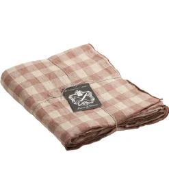 Nappe Bourdon Toile Vintage Vichy 170 X 300 Cm