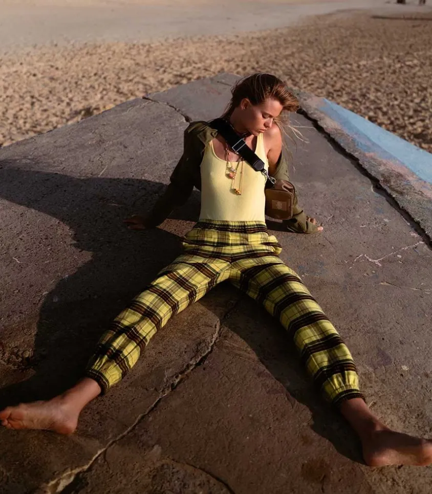 Pantalon A Carreaux Brooklyn