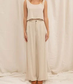 Pantalon Alba Lin Beige