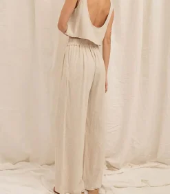 Pantalon Alba Lin Beige