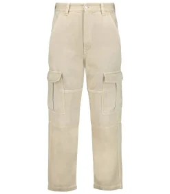 Pantalon Cargo Homme En Denim Terence Ecru