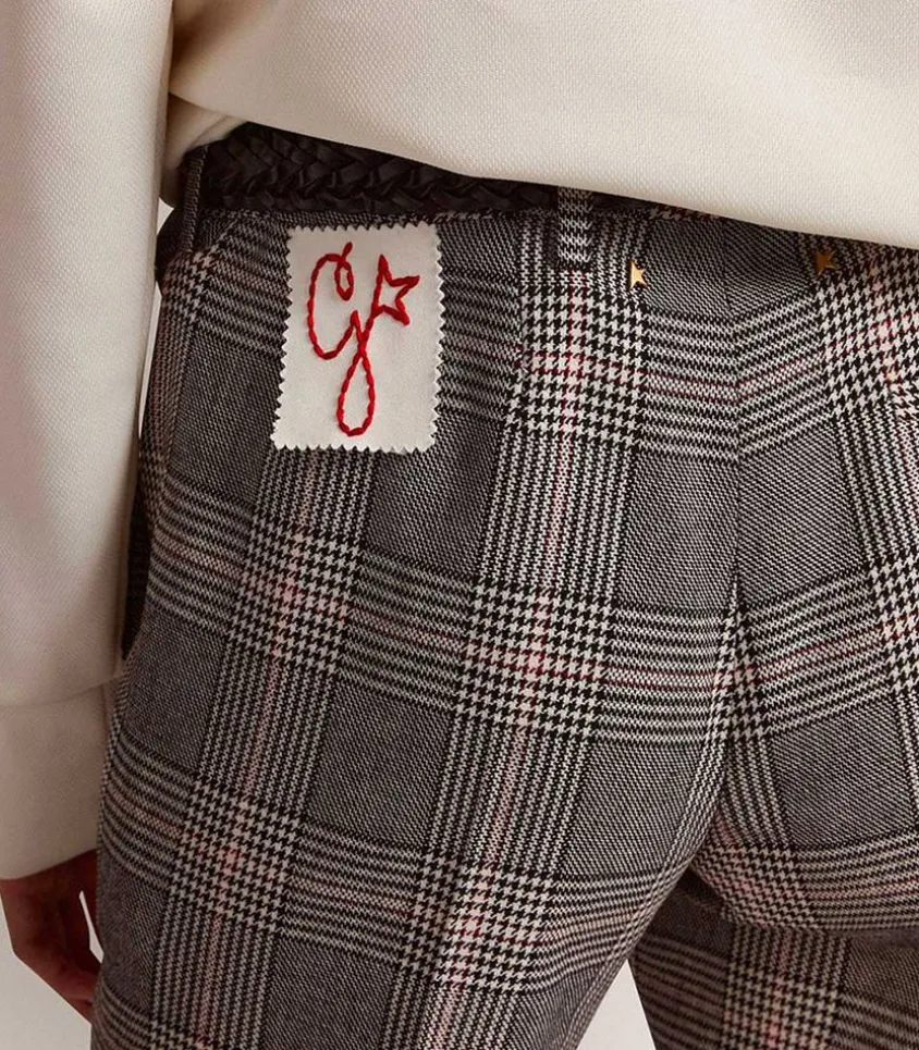 Pantalon Cigarette Golden Collection Prince De Galles