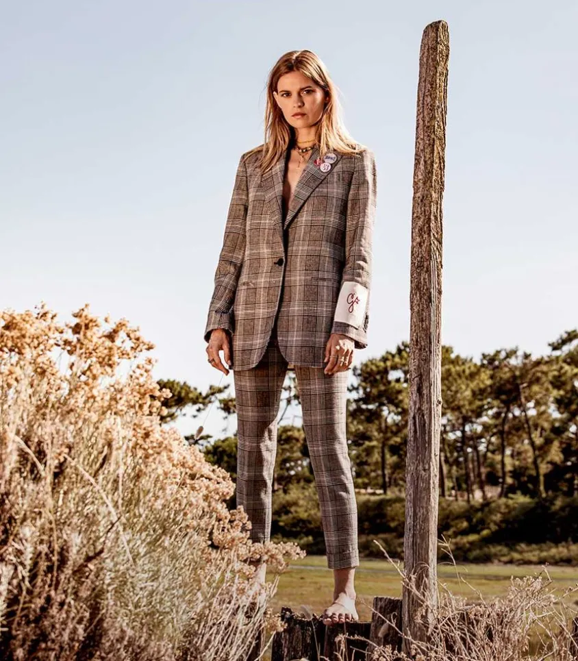 Pantalon Cigarette Golden Collection Prince De Galles