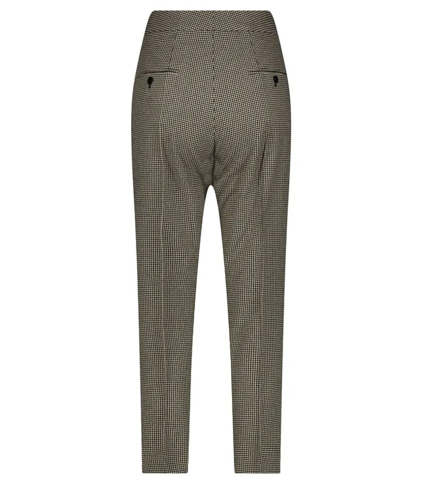 Pantalon Siorilan Vichy Noir & Blanc