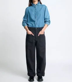 Pantalon Wideleg Wendy Anthracite Soul