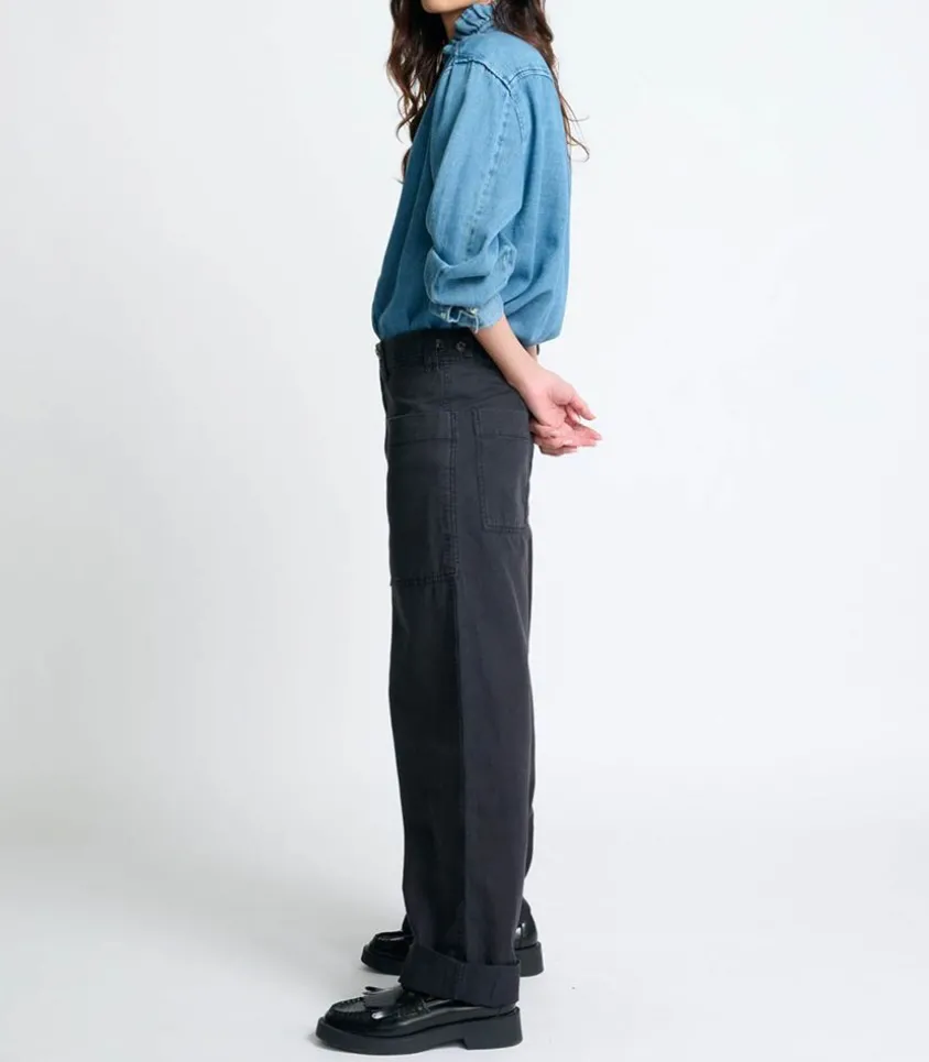 Pantalon Wideleg Wendy Anthracite Soul