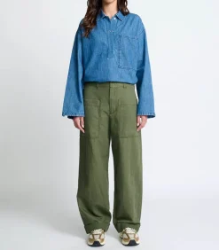 Pantalon Wideleg Wendy Kaki Soul