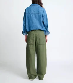 Pantalon Wideleg Wendy Kaki Soul