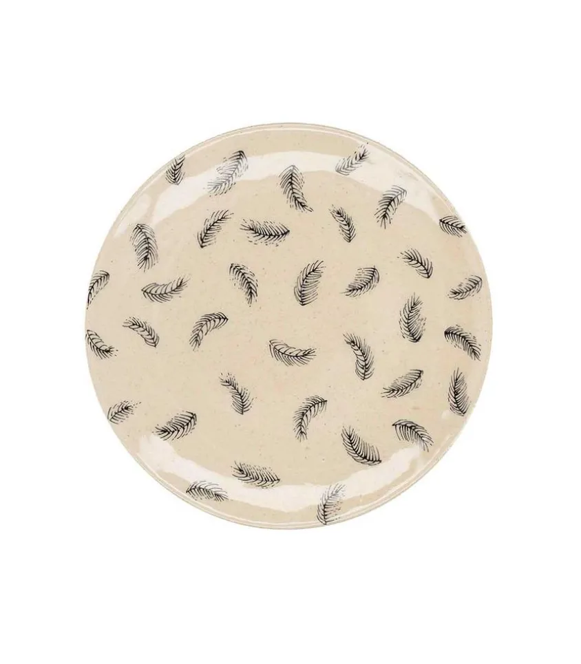 Petite Assiette En Ceramique "Petites Plumes"