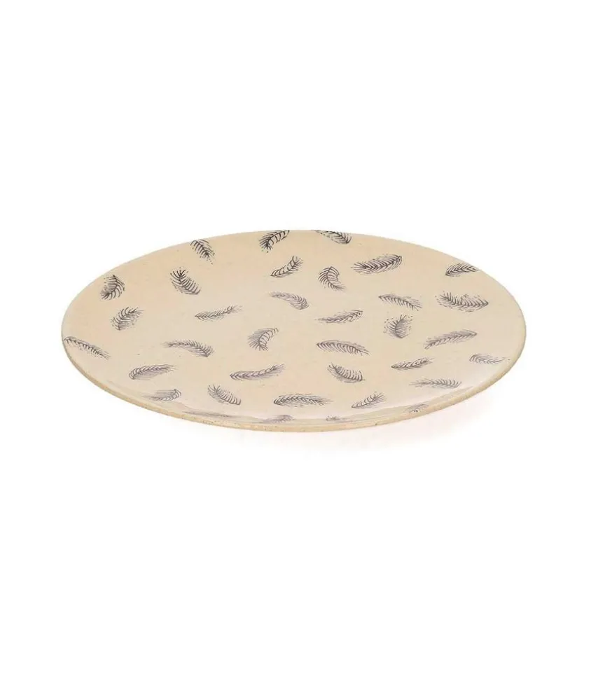 Petite Assiette En Ceramique "Petites Plumes"