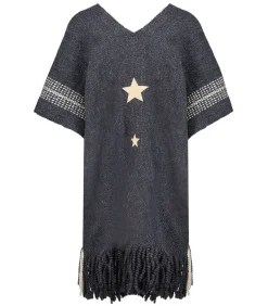 Poncho Bicolore Long