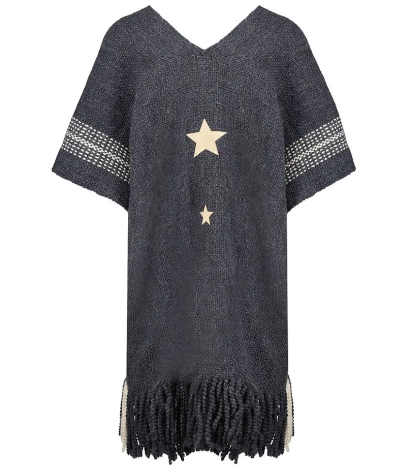 Poncho Bicolore Long