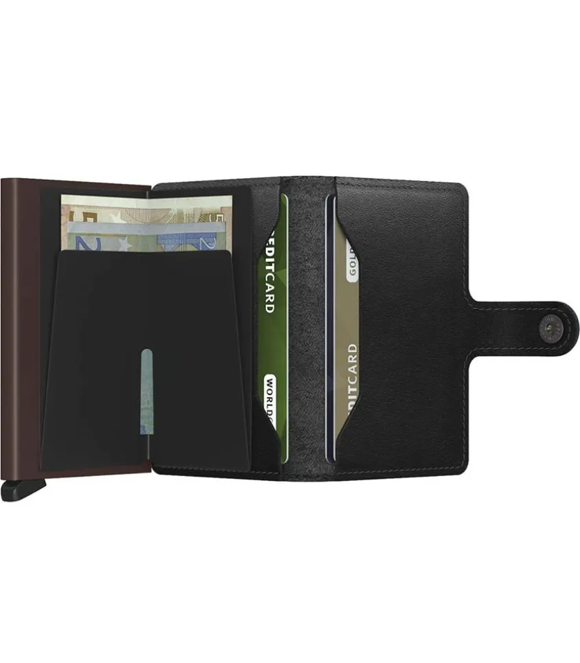 Porte-Carte Miniwallet Original Black Brown
