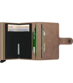 Porte-Carte Miniwallet Vintage Taupe