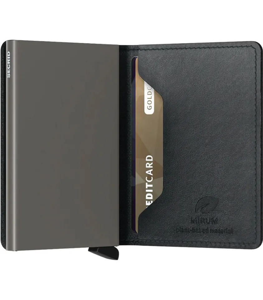 Porte-Carte Slimwallet Mirum Plant-Based Black