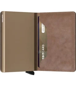 Porte-Carte Slimwallet Vintage Taupe