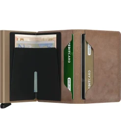 Porte-Carte Slimwallet Vintage Taupe