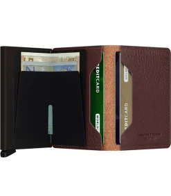 Porte-Carte Veg Espresso - Brown