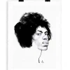 Portrait J3 Jimi Hendrix 56 X 76 Cm