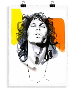 Portrait M7 Jim Morrison 56 X 76 Cm