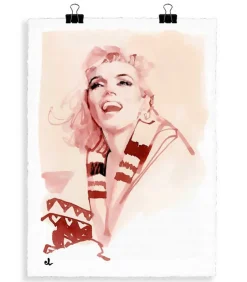 Portrait M2 Marilyn Monroe 56 X 76 Cm