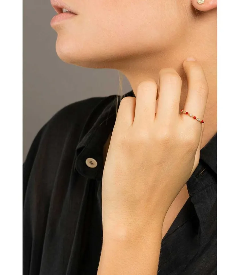 Puce Disque Diamants Solo