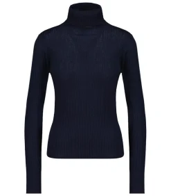 Pull Col Roule Dolcevita Navy