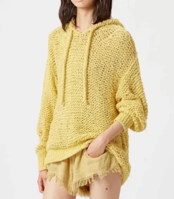 Pull Idony A Capuche Yellow