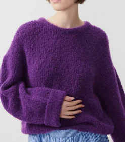 Pull Zolly Aubergine Chine