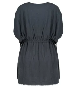Robe Courte Alexandrie Bleu Nuit