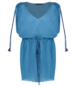 Robe Courte Alexandrie Petrole