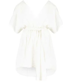 Robe Courte Empire Blanche