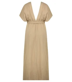 Robe Longue Empire Cafe Latte