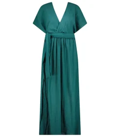 Robe Longue Empire Emeraude