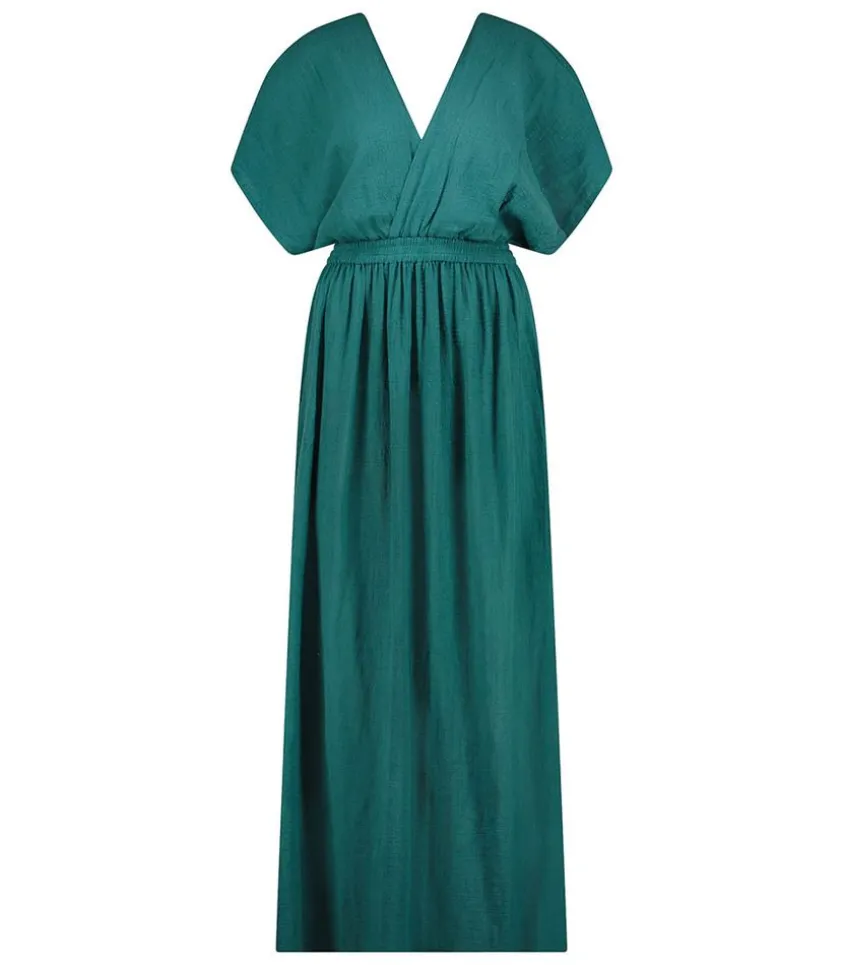 Robe Longue Empire Emeraude