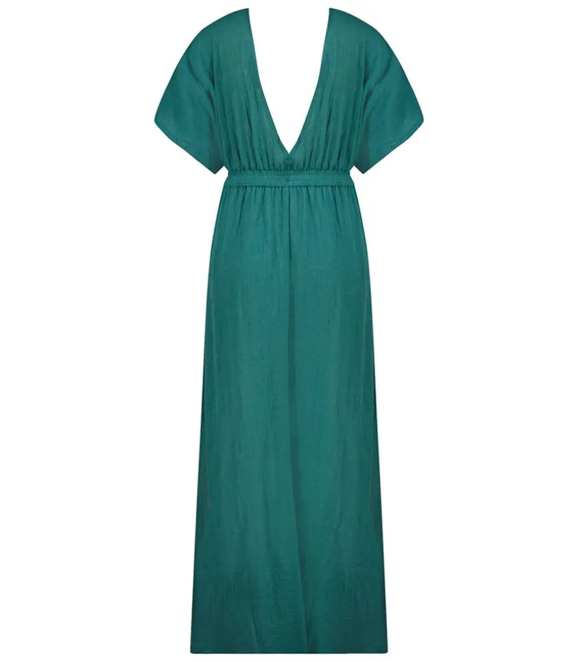 Robe Longue Empire Emeraude