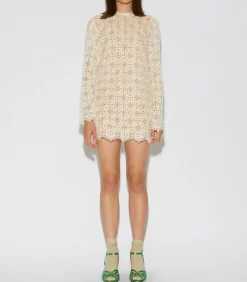 Robe Serge Crochet Lait