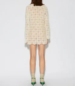 Robe Serge Crochet Lait