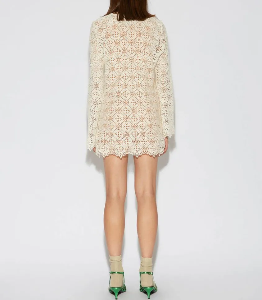 Robe Serge Crochet Lait