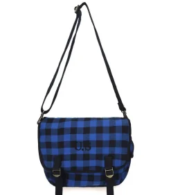 Sac U.S Grand Toile Ecossais Bleu