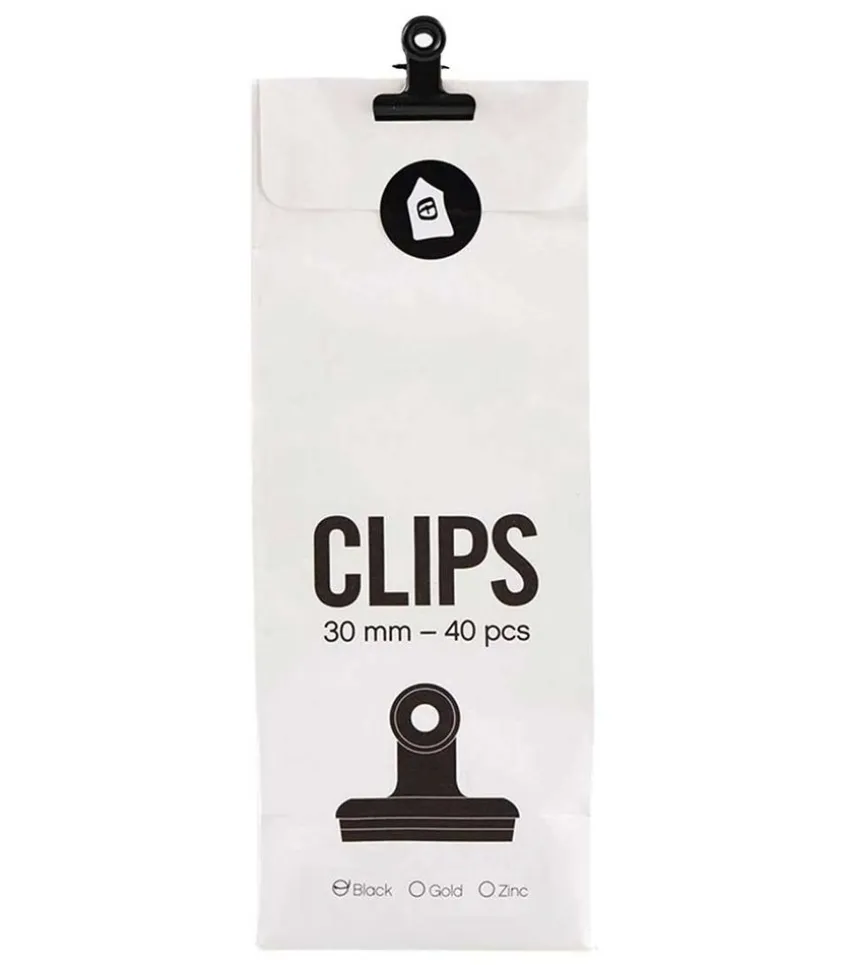 Sachet De 40 Clips Noirs