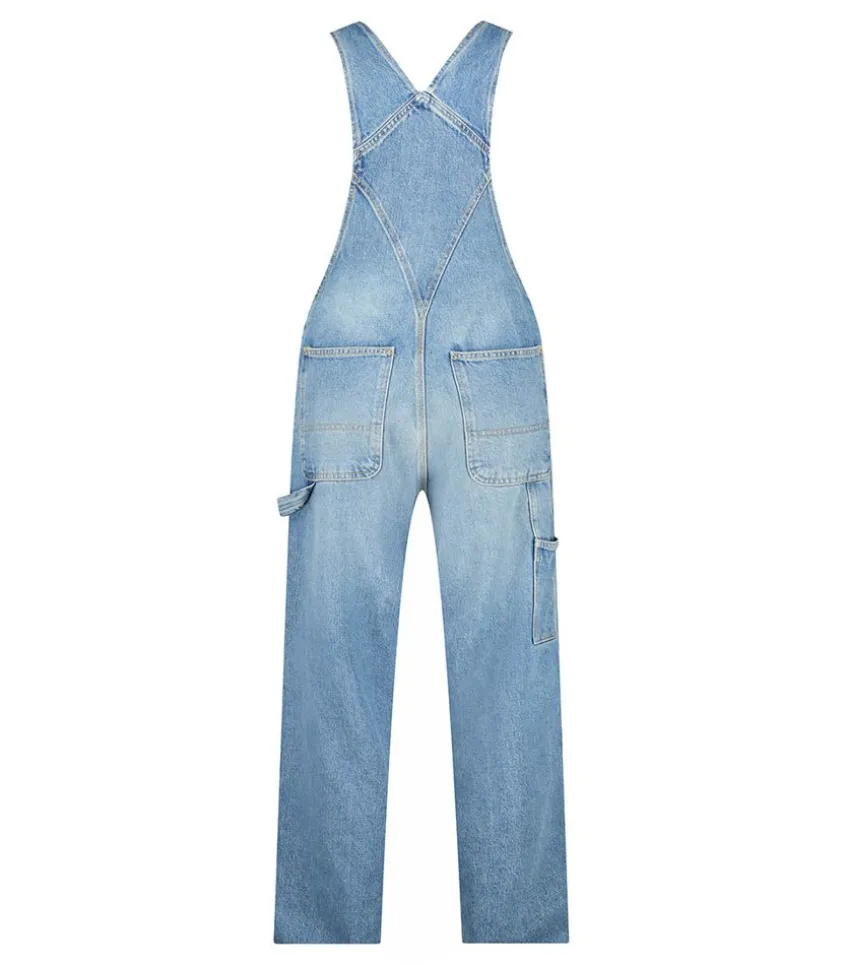 Salopette En Denim Vintage Stone