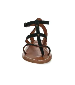 Sandales Antioche Cuir Velours Grama