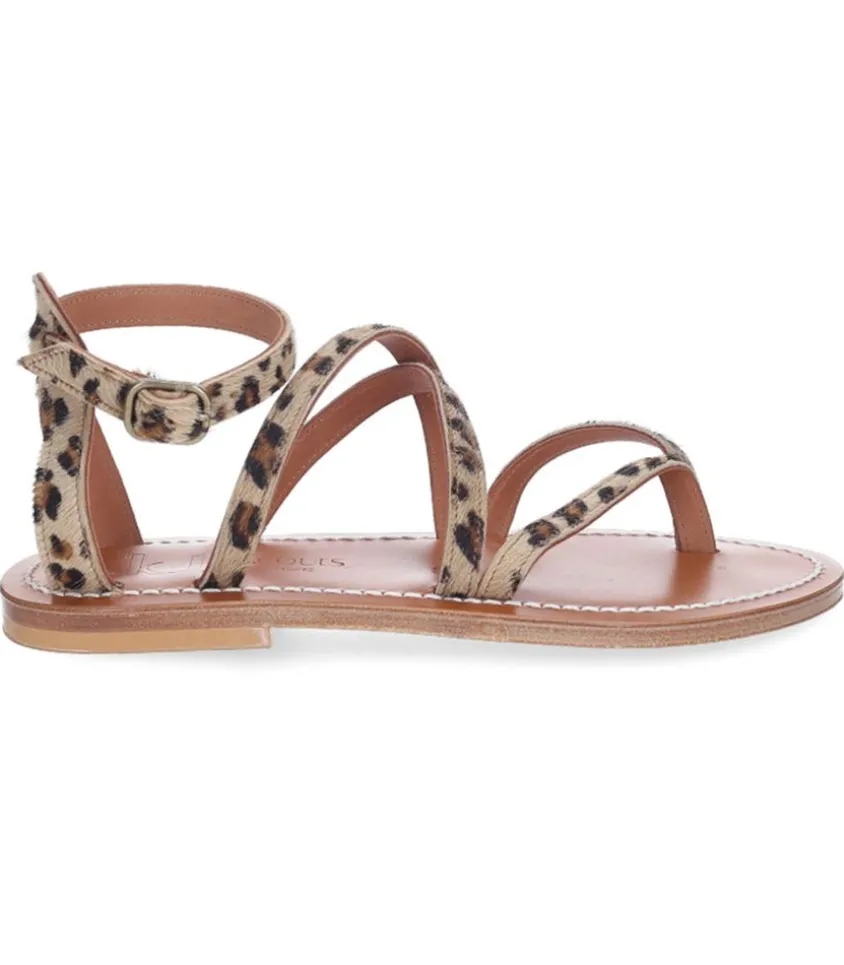 Sandales Epicure Imprime Leopard